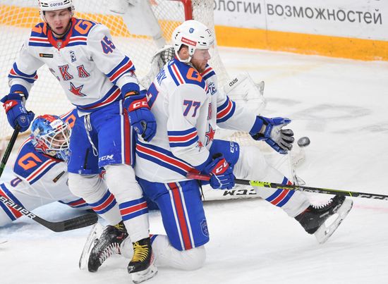 Russia Ice Hockey Kontinental League CSKA - SKA