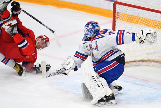 Russia Ice Hockey Kontinental League CSKA - SKA
