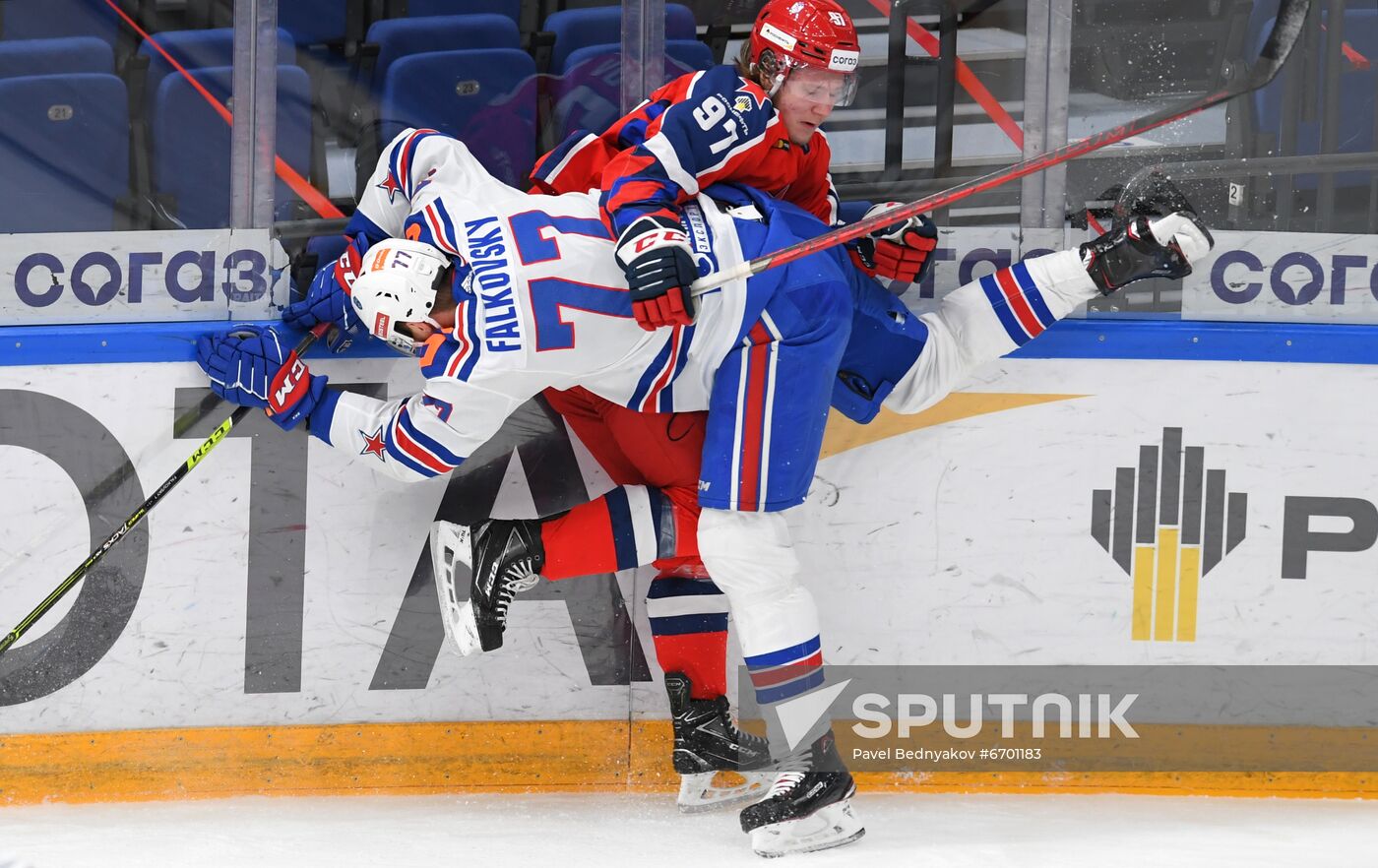 Russia Ice Hockey Kontinental League CSKA - SKA