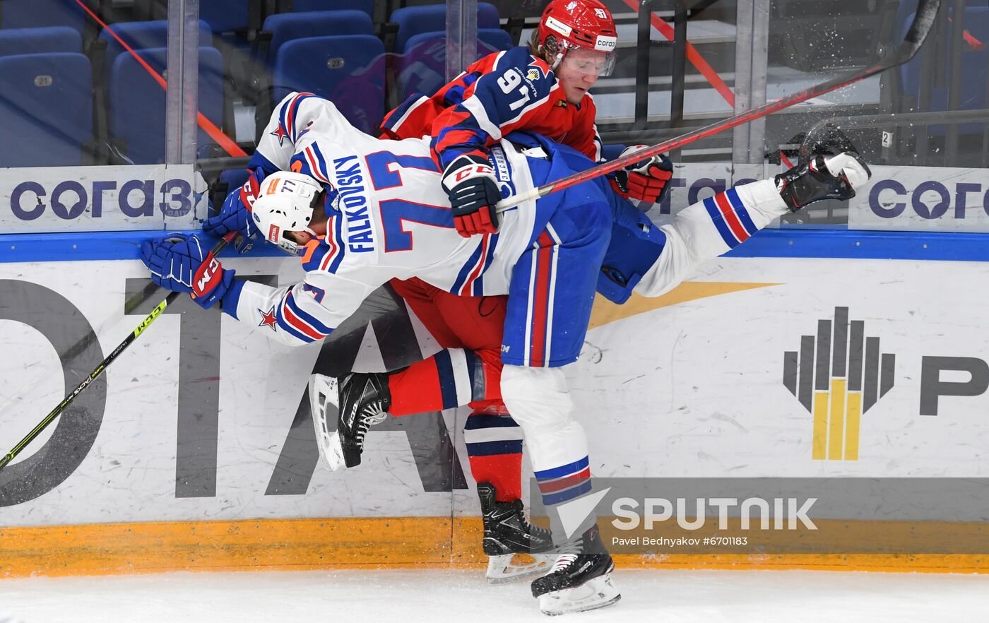 Russia Ice Hockey Kontinental League CSKA - SKA