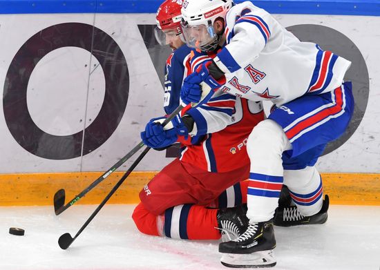 Russia Ice Hockey Kontinental League CSKA - SKA
