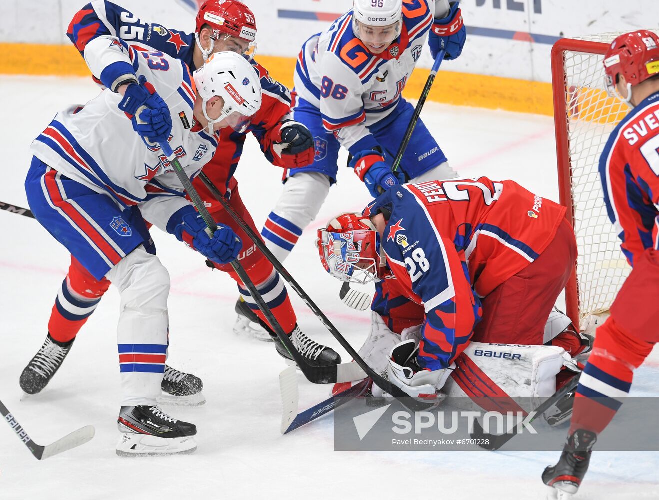 Russia Ice Hockey Kontinental League CSKA - SKA