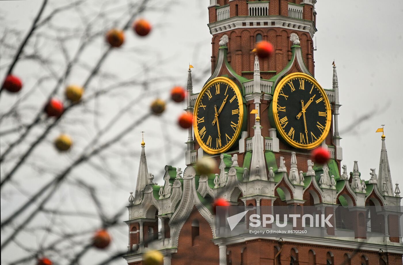 Russia New Year Festive Season Preparations