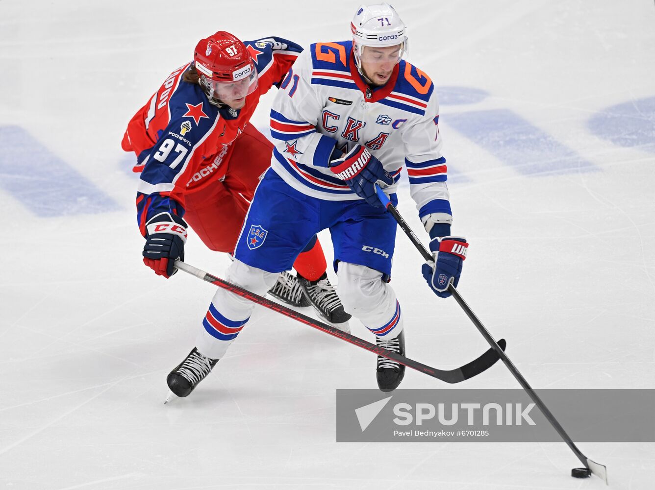 Russia Ice Hockey Kontinental League CSKA - SKA