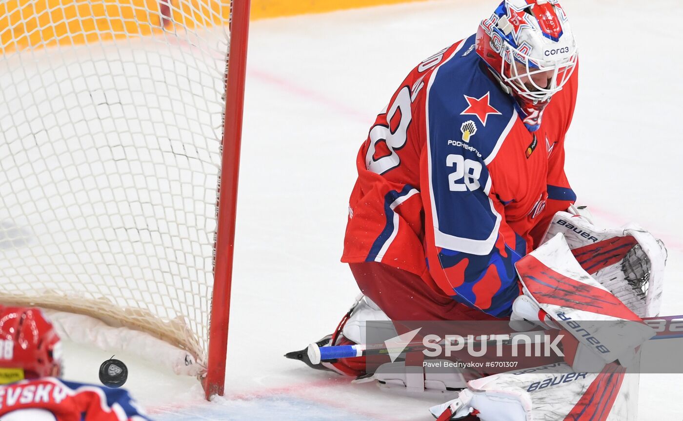 Russia Ice Hockey Kontinental League CSKA - SKA