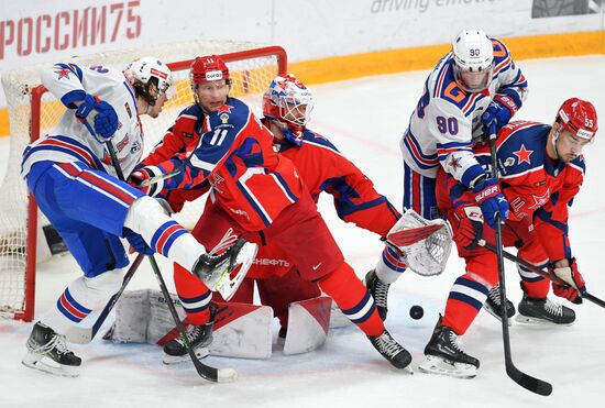 Russia Ice Hockey Kontinental League CSKA - SKA