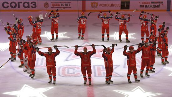 Russia Ice Hockey Kontinental League CSKA - SKA