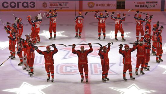 Russia Ice Hockey Kontinental League CSKA - SKA