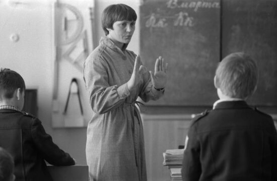 Village teacher Galina Yegorova from Karelia