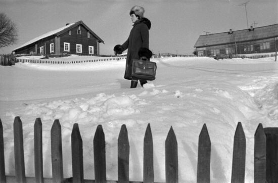 Rural teacher Galina Yegorova from Karelia