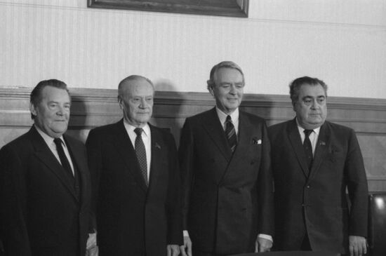 USSR Prime Minister Nikolai Tikhonov