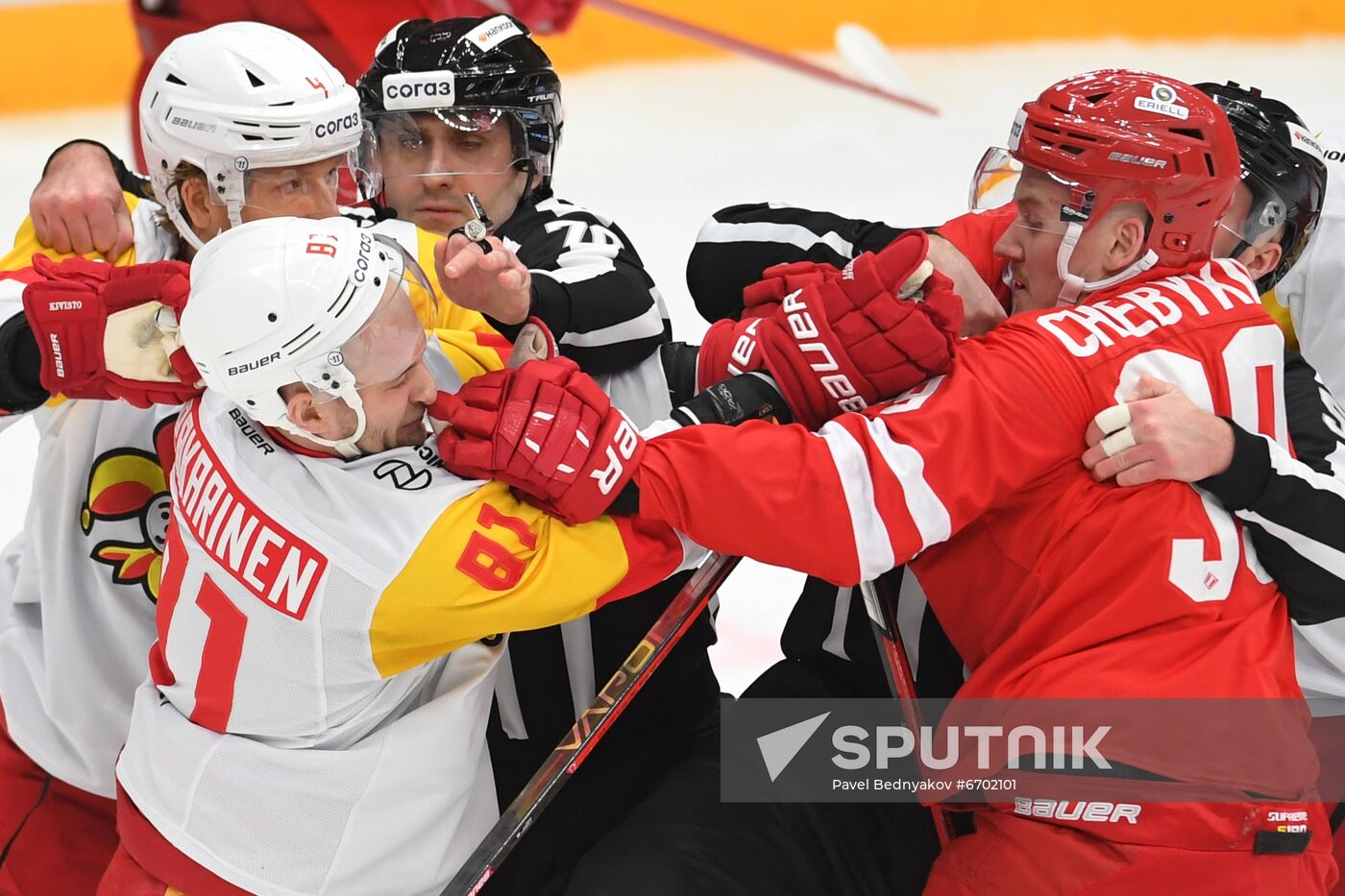 Russia Ice Hockey Kontinental League Spartak - Jokerit