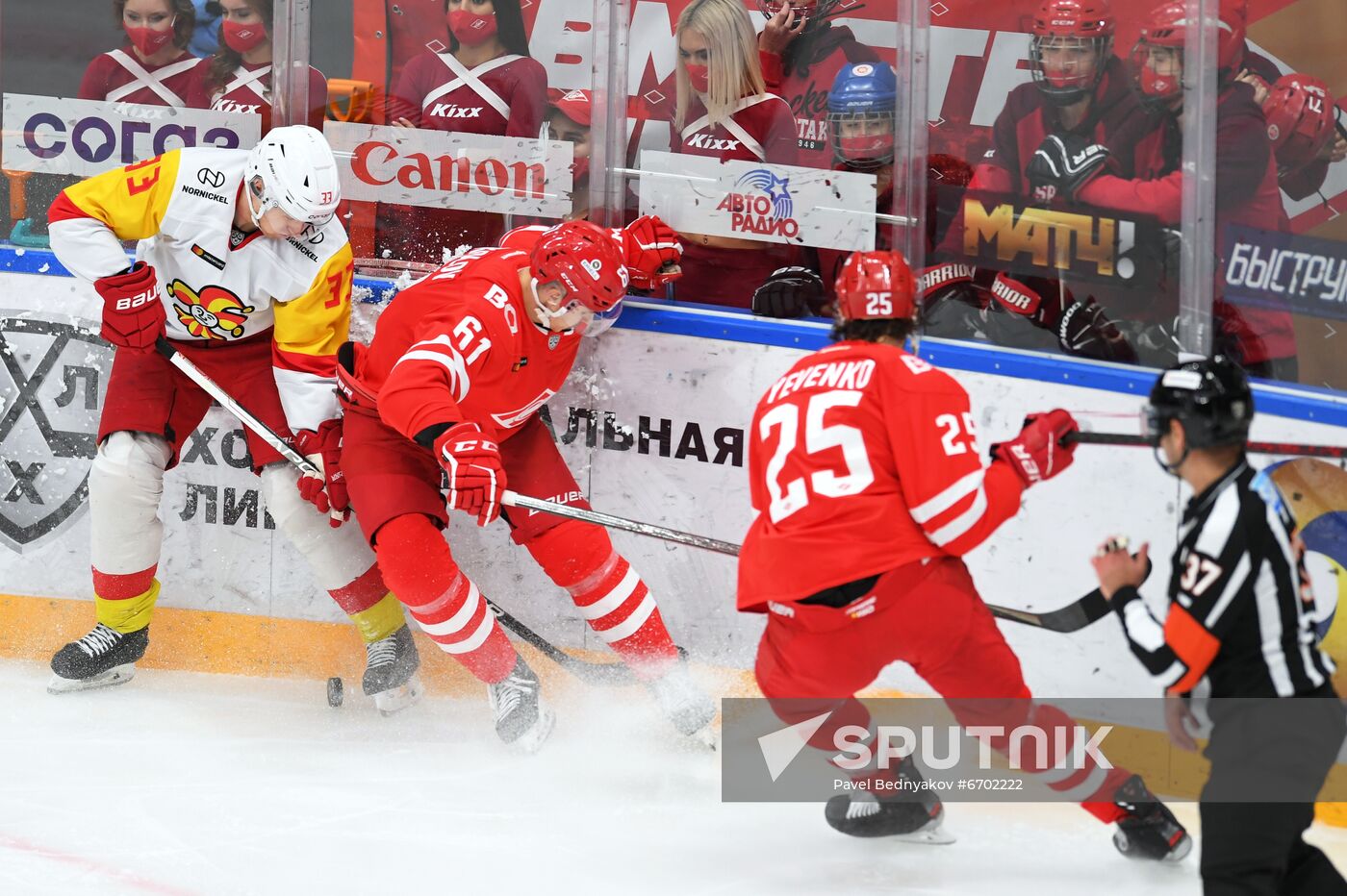 Russia Ice Hockey Kontinental League Spartak - Jokerit