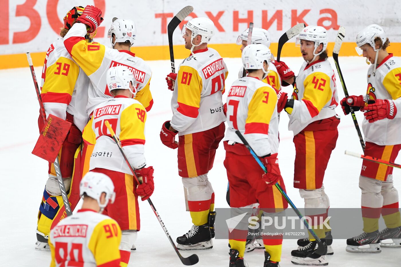 Russia Ice Hockey Kontinental League Spartak - Jokerit