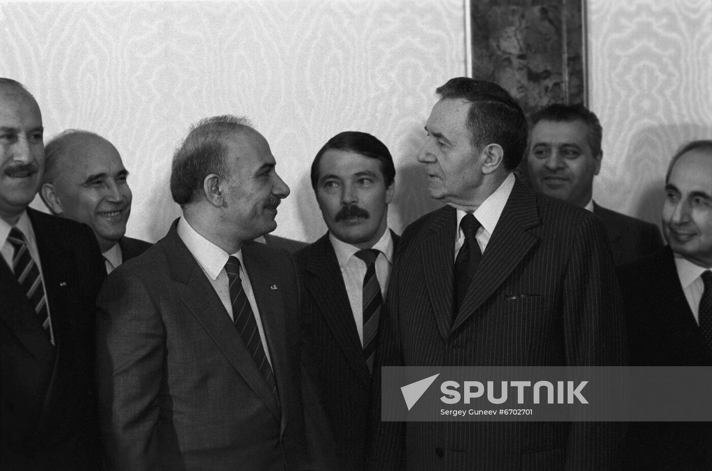Andrei Gromyko talks with Lebanese parliament delegation