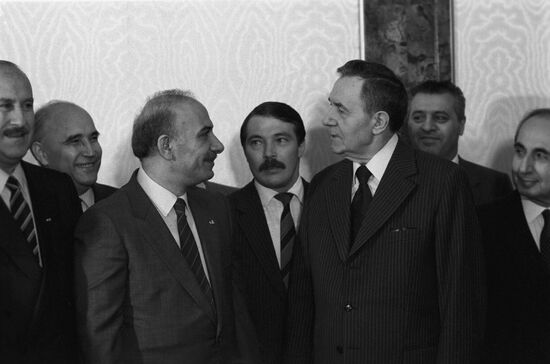 Andrei Gromyko talks with Lebanese parliament delegation