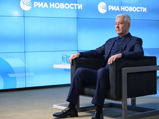 Russia Moscow Mayor Interview