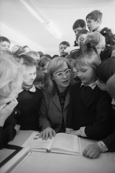 Teacher of Novy Urengoi Yelena Pishchuk