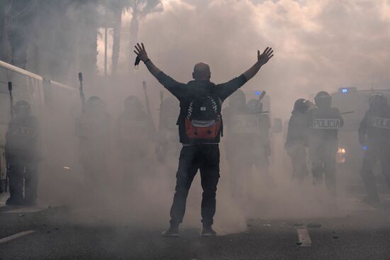 Spain Metalworkers Protest