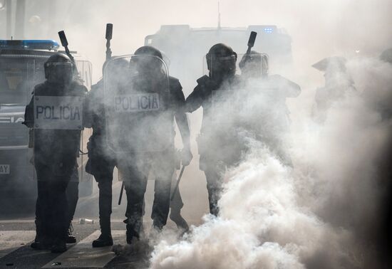 Spain Metalworkers Protest