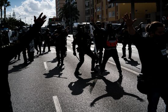 Spain Metalworkers Protest