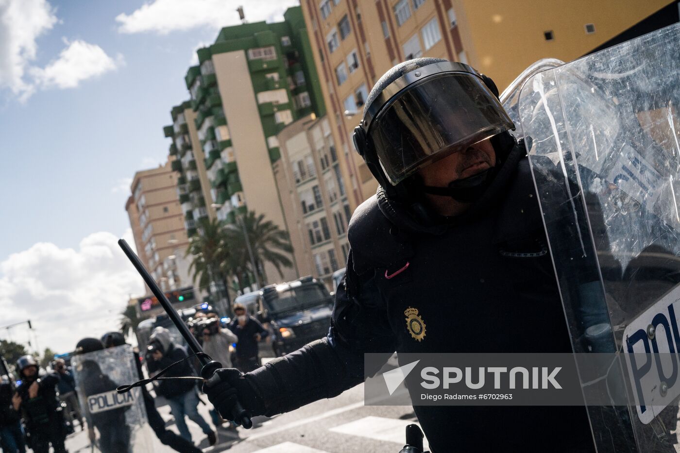 Spain Metalworkers Protest