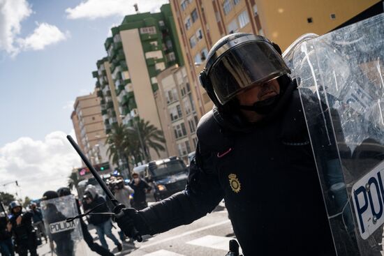 Spain Metalworkers Protest