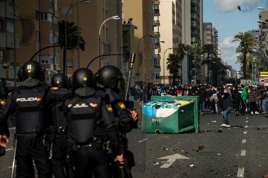 Spain Metalworkers Protest