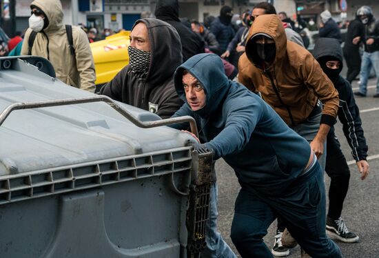 Spain Metalworkers Protest