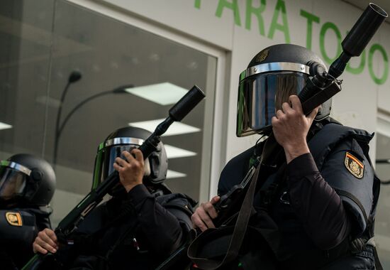 Spain Metalworkers Protest