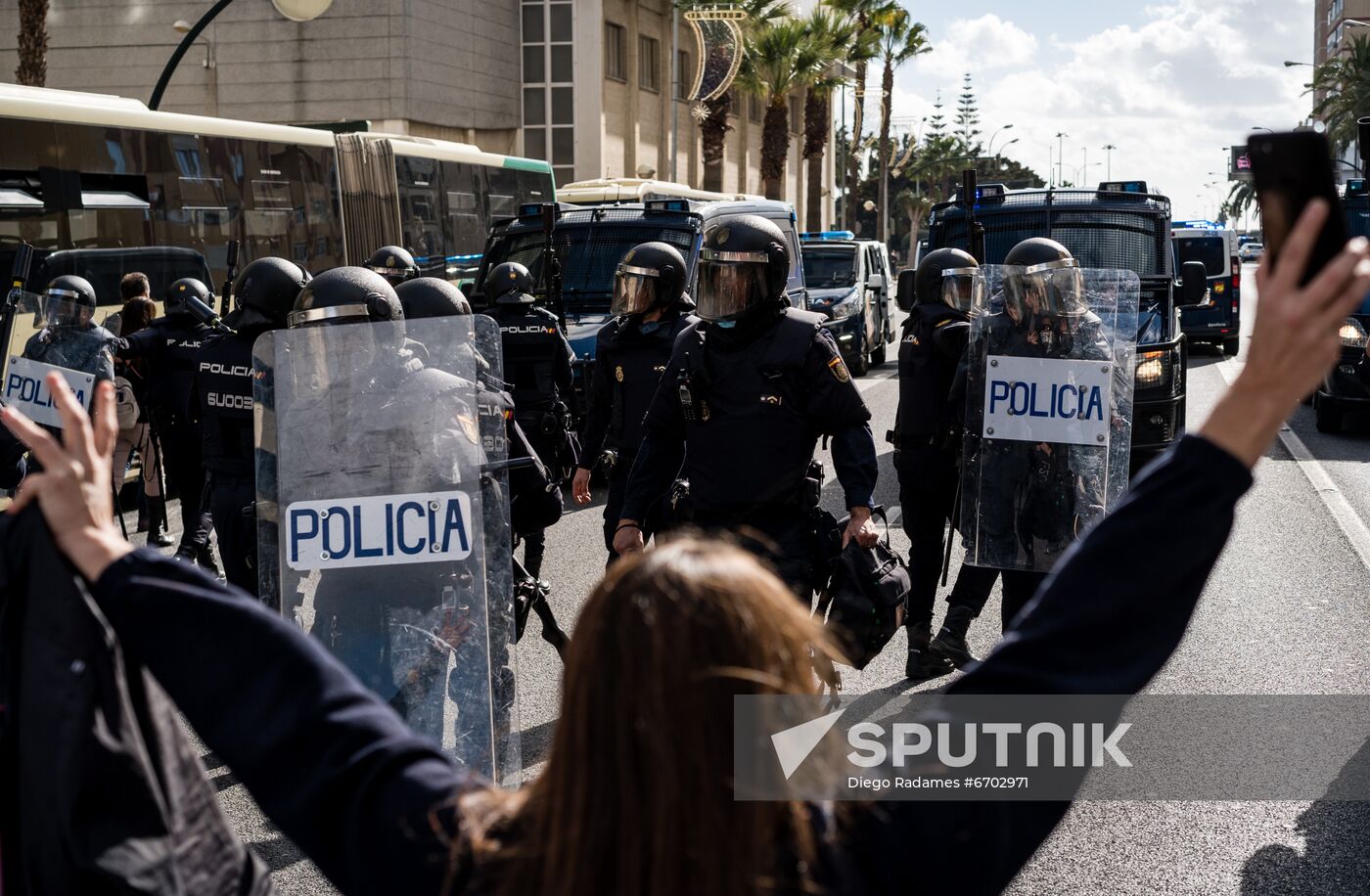 Spain Metalworkers Protest