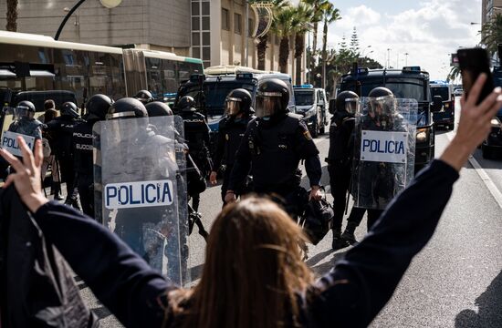 Spain Metalworkers Protest