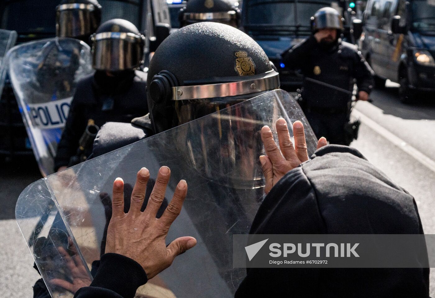 Spain Metalworkers Protest
