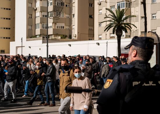 Spain Metalworkers Protest