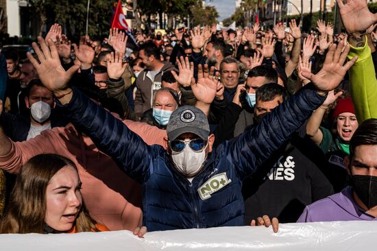 Spain Metalworkers Protest