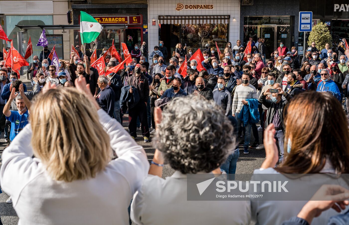 Spain Metalworkers Protest