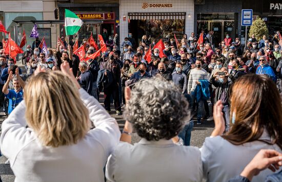 Spain Metalworkers Protest
