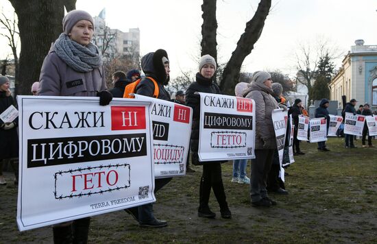 Ukraine Coronavirus Restrictions Protest
