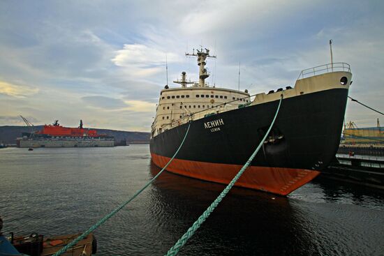 Lenin nuclear icebreaker in Murmansk