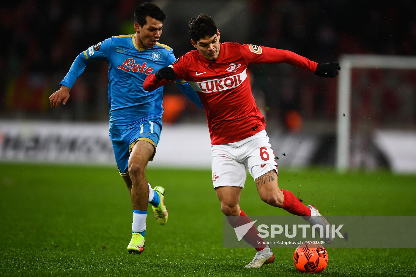 Russia Soccer Europa League Spartak - Napoli