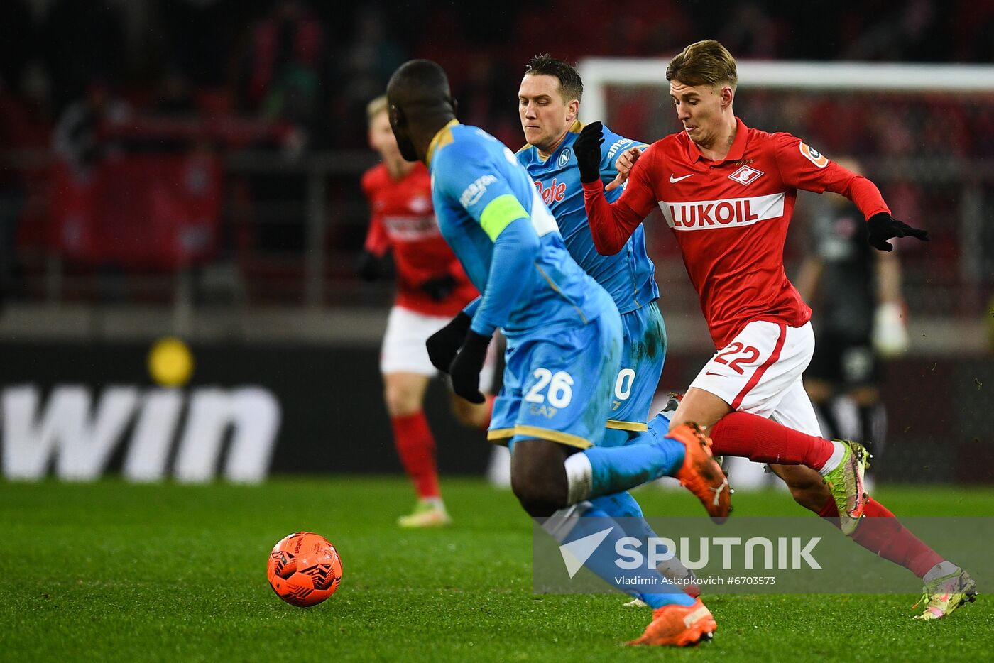Russia Soccer Europa League Spartak - Napoli