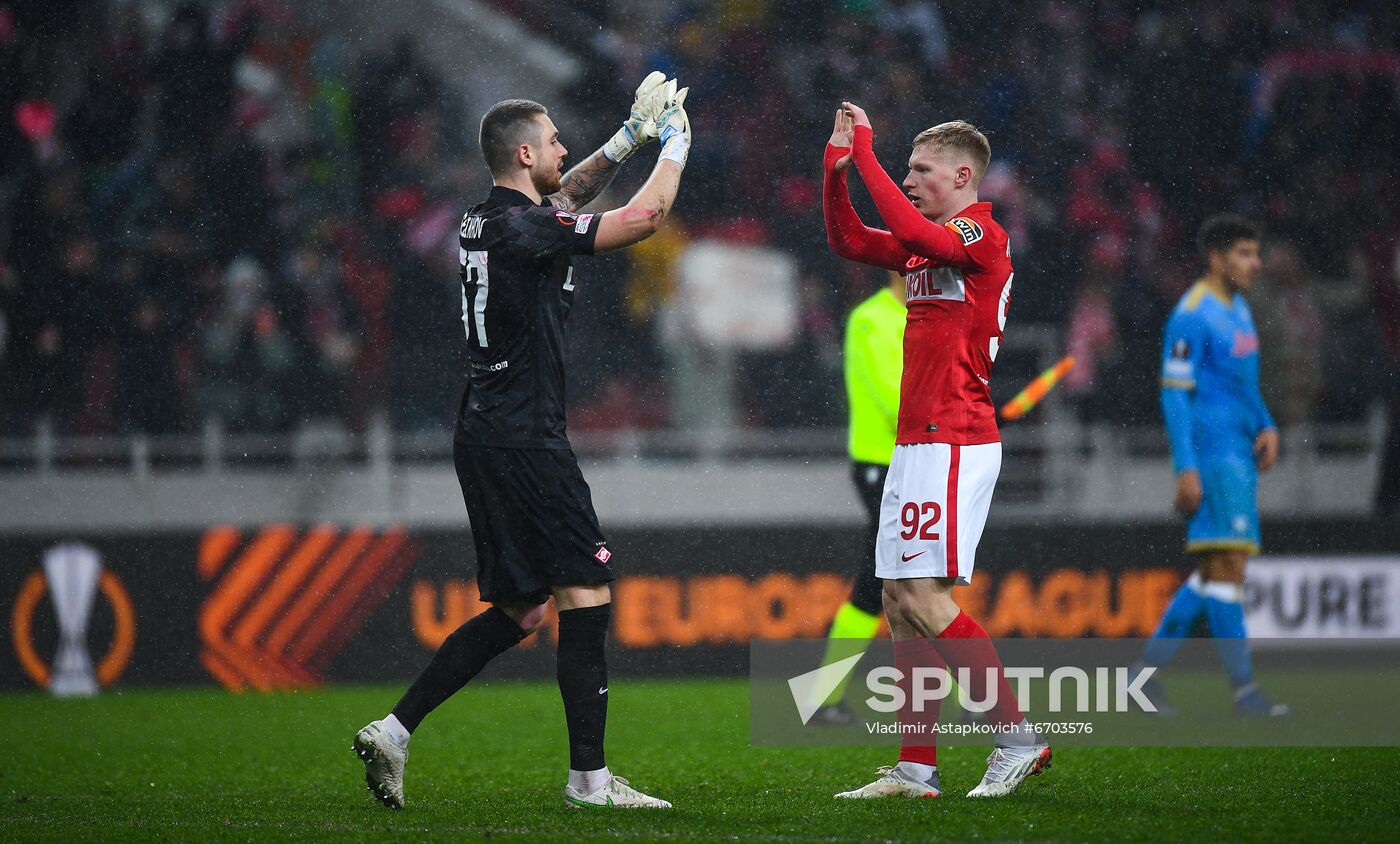 Russia Soccer Europa League Spartak - Napoli
