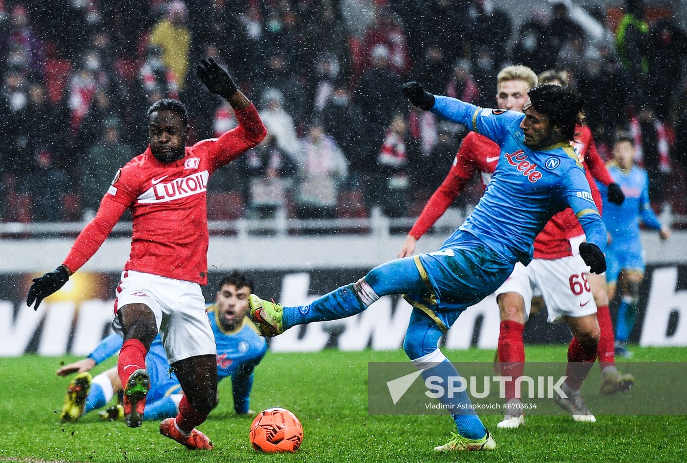 Russia Soccer Europa League Spartak - Napoli