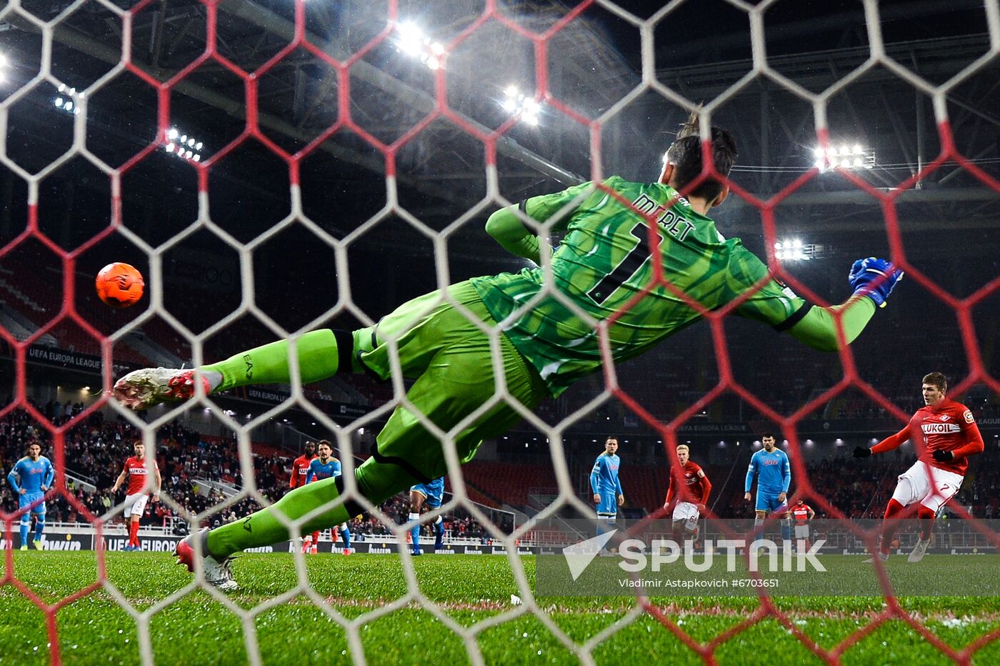 Russia Soccer Europa League Spartak - Napoli