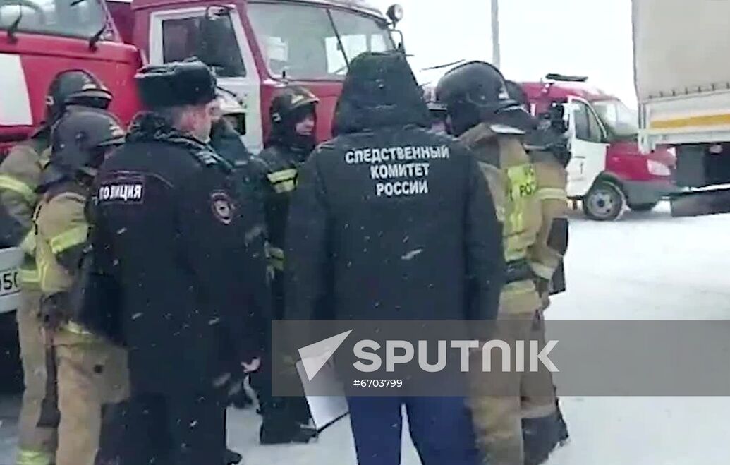 Russia Coal Mine Fire