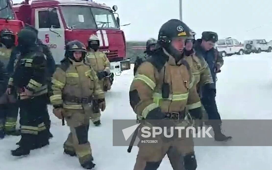 Russia Coal Mine Fire