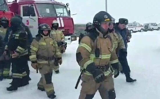 Russia Coal Mine Fire