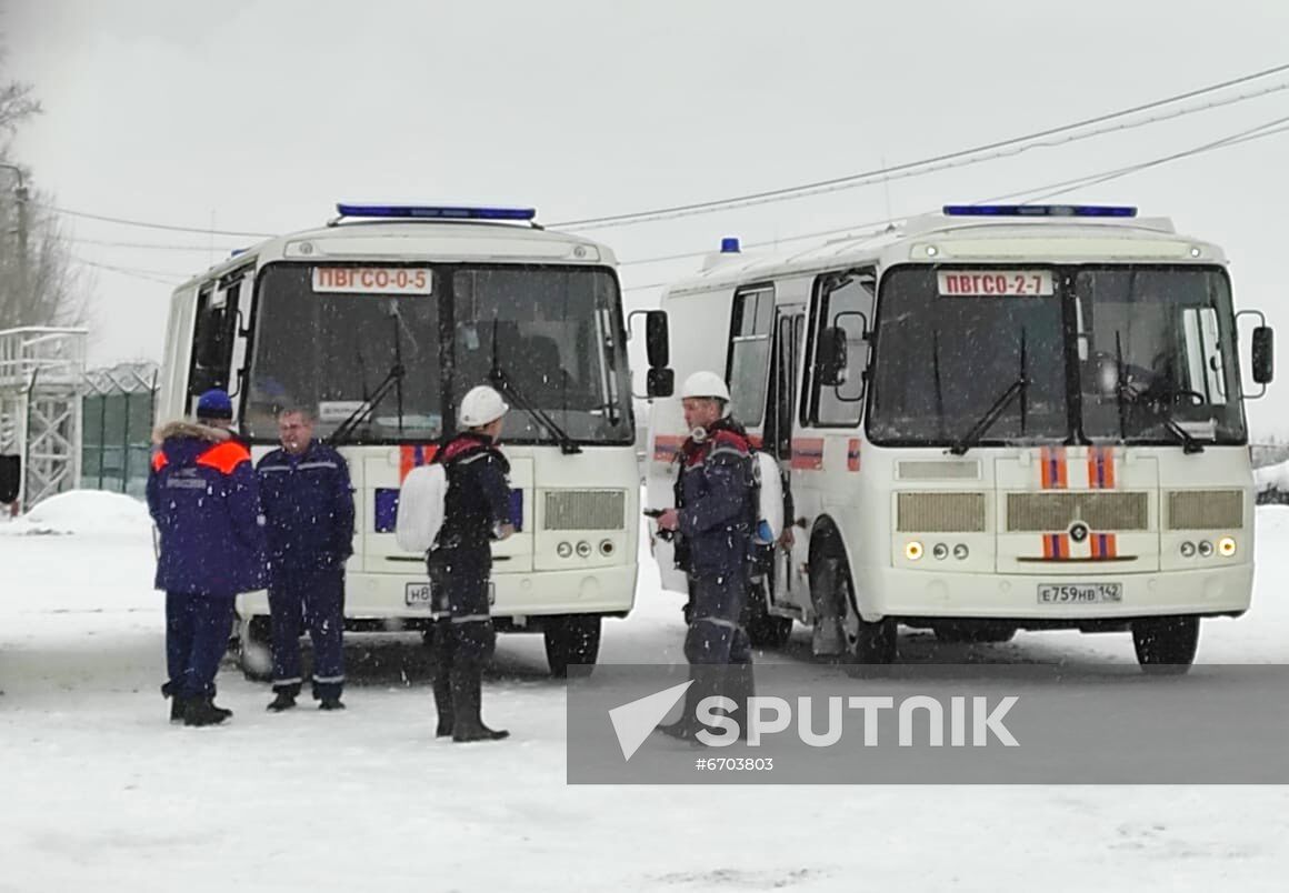 Russia Coal Mine Fire