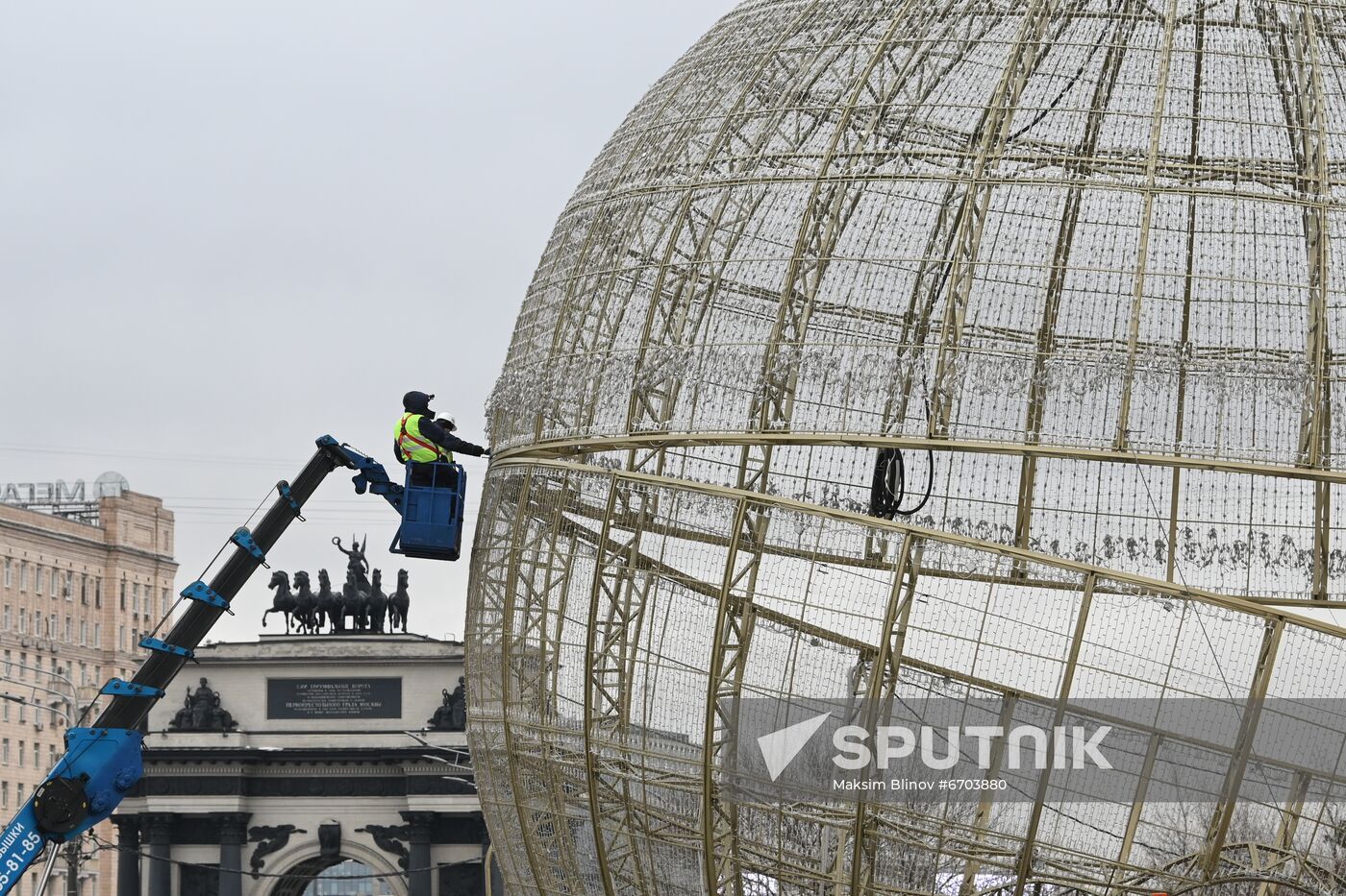 Russia New Year Festive Season Preparations