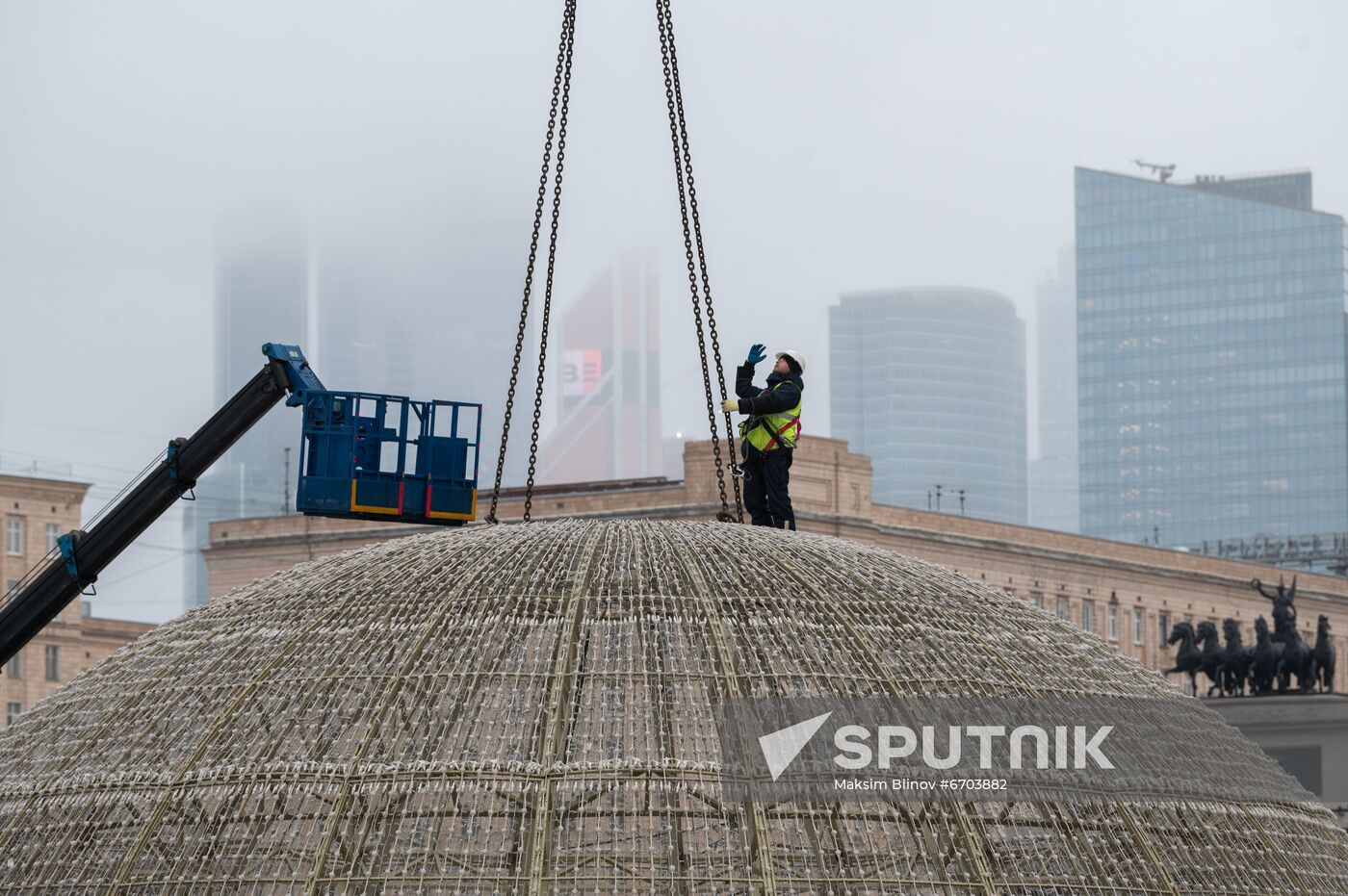 Russia New Year Festive Season Preparations
